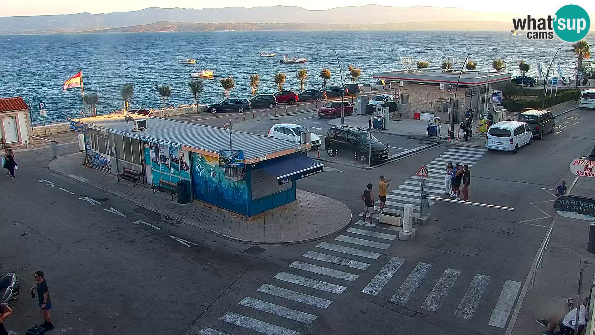 Webcam Bol Centre-Ville & Marina – Vue en direct depuis Bol, île de Brač