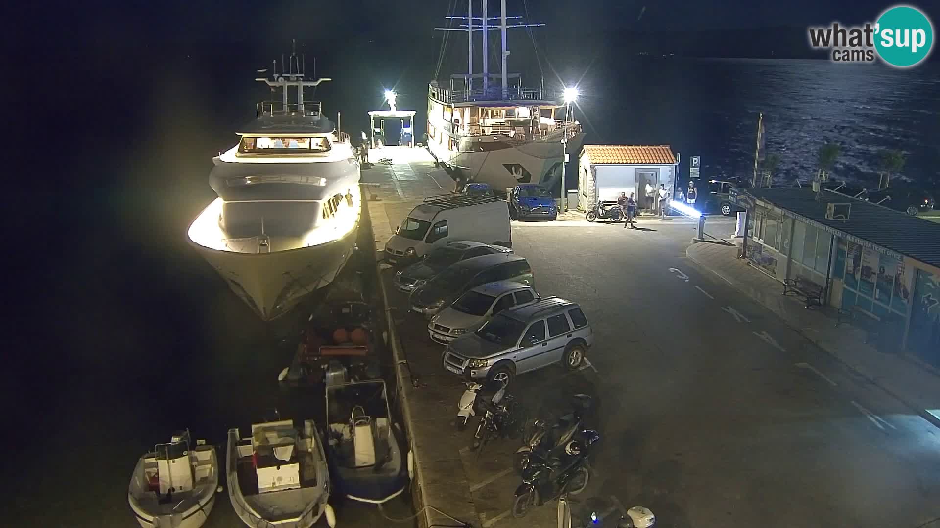 Webcam Bol centre-ville & marina – Vue en direct depuis Bol, île de Brač