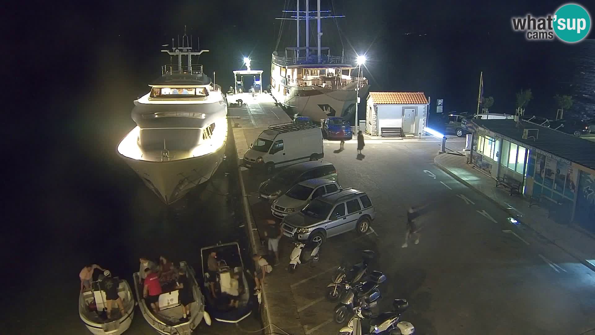Webcam Bol Centre-Ville & Marina – Vue en direct depuis Bol, île de Brač