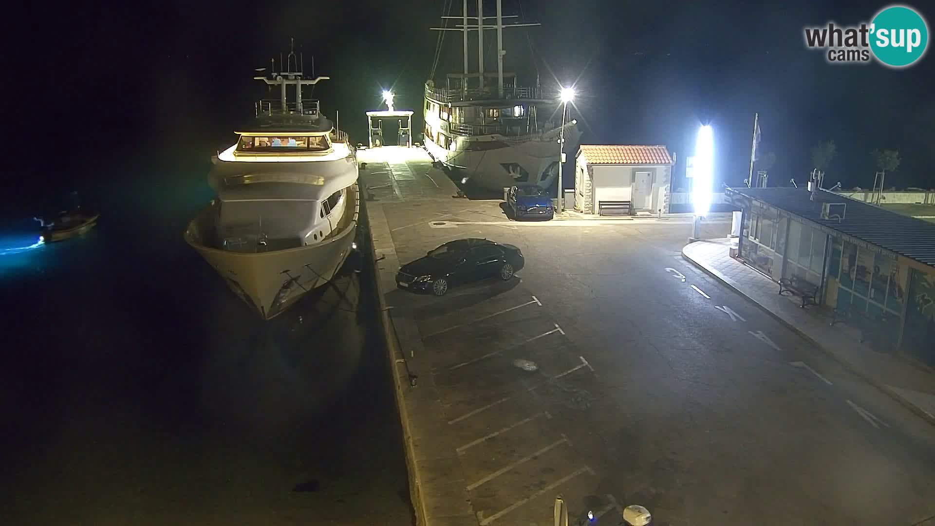 Webcam Bol centre-ville & marina – Vue en direct depuis Bol, île de Brač