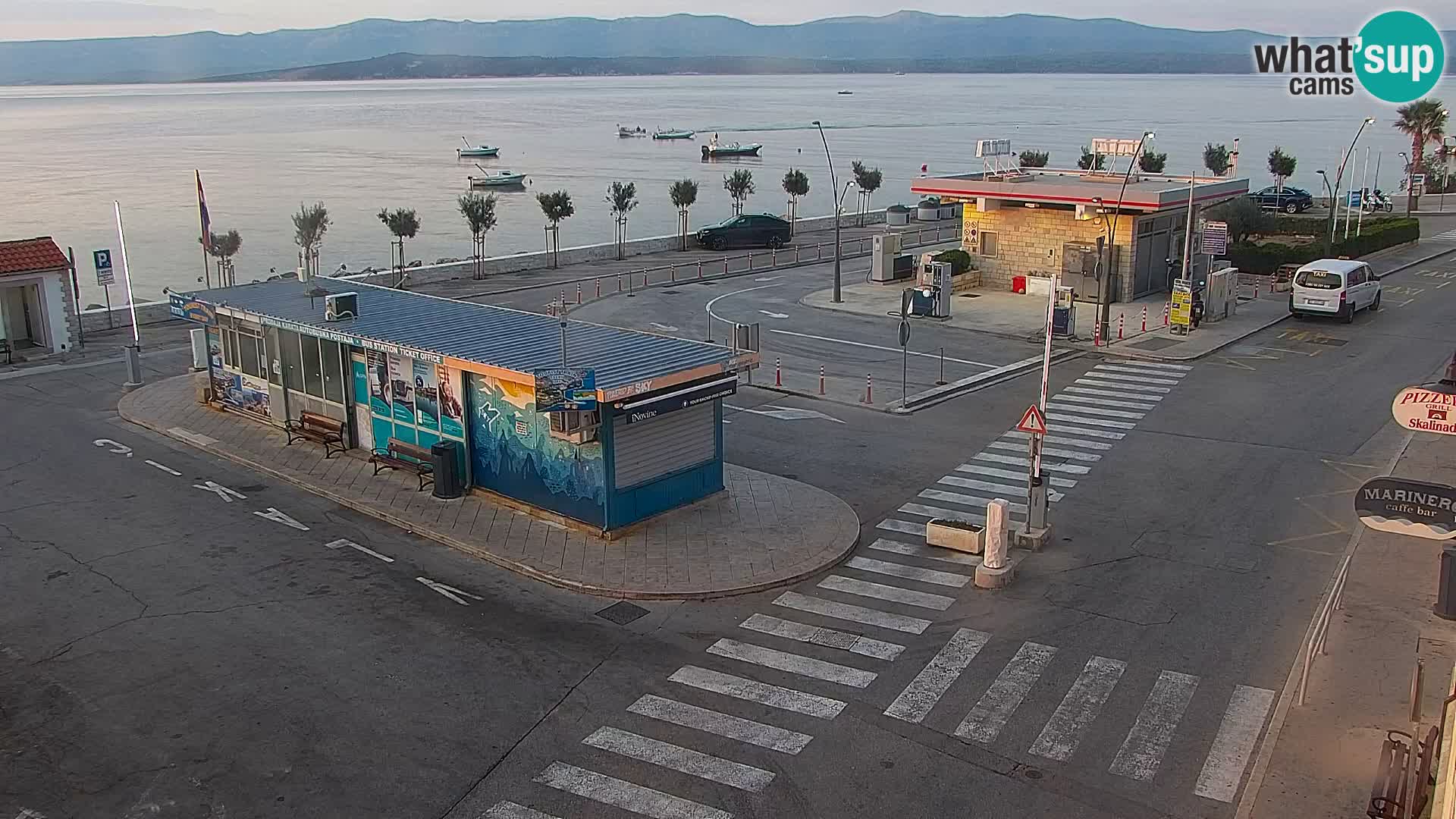 Webcam Bol Centre-Ville & Marina – Vue en direct depuis Bol, île de Brač