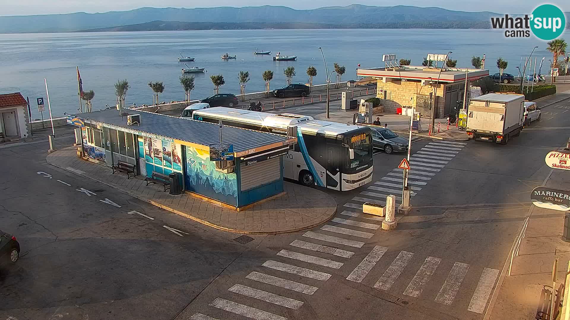 Webcam Bol Centre-Ville & Marina – Vue en direct depuis Bol, île de Brač