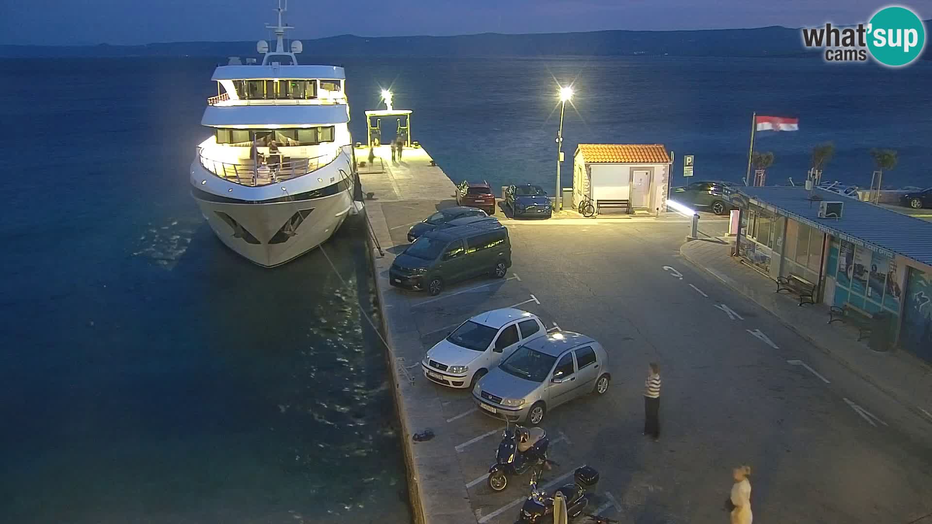 Webcam Bol Hafen & Ortszentrum – Liveblick aus Bol auf der Insel Brač