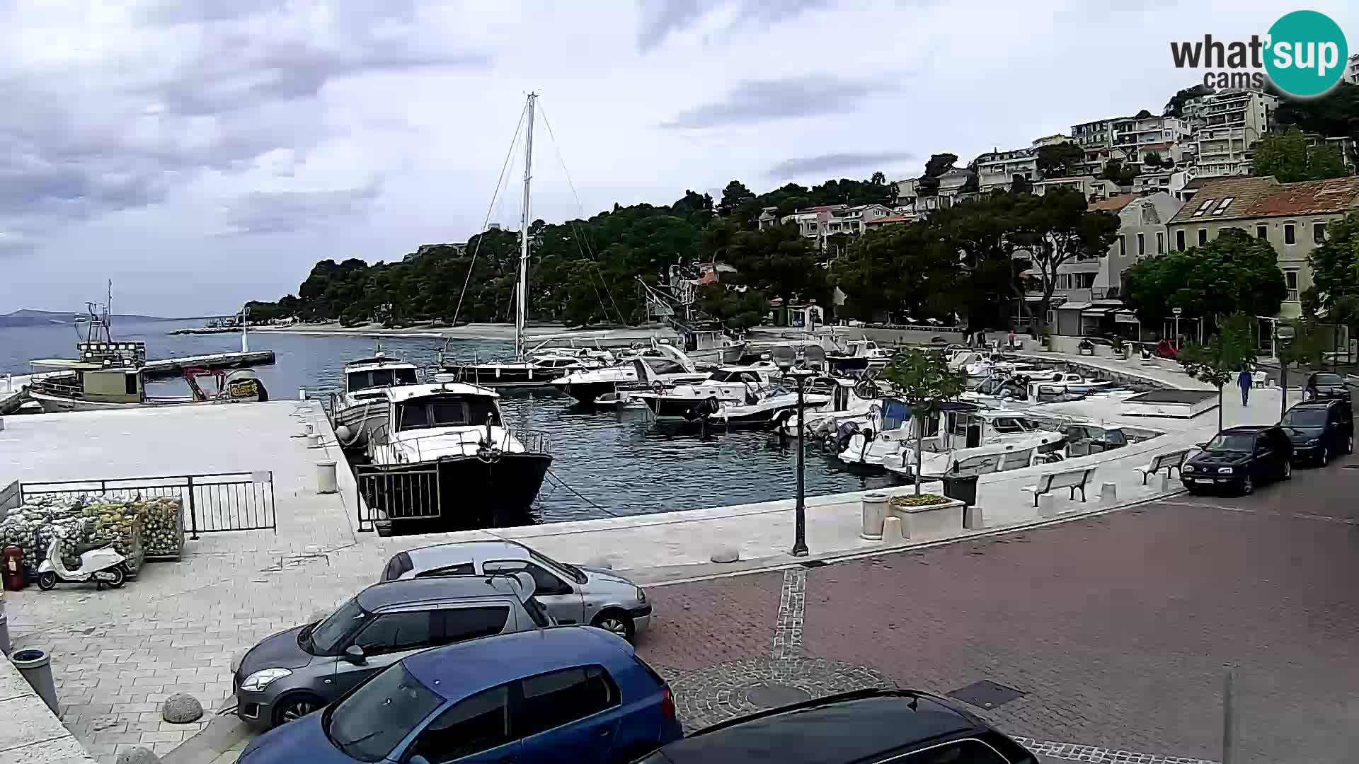 Brela Live webcam – marina – Dalmatia – Croatia