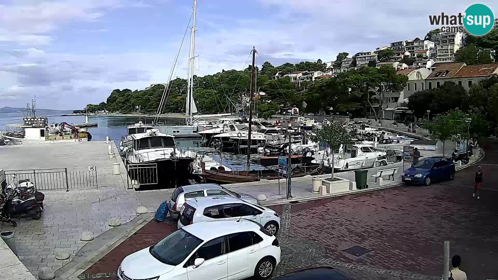 Brela Live webcam – marina – Dalmatia – Croatia