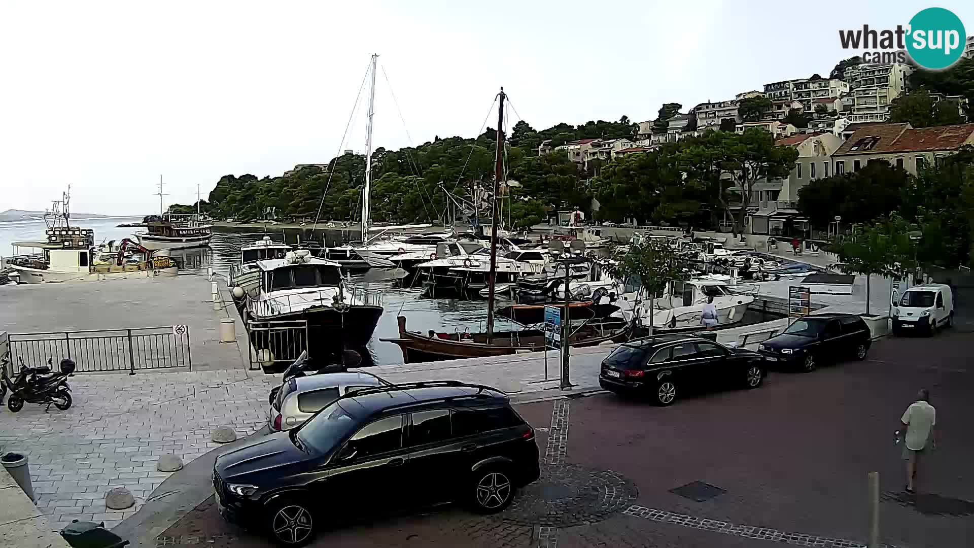 Brela Live webcam – marina – Dalmatia – Croatia