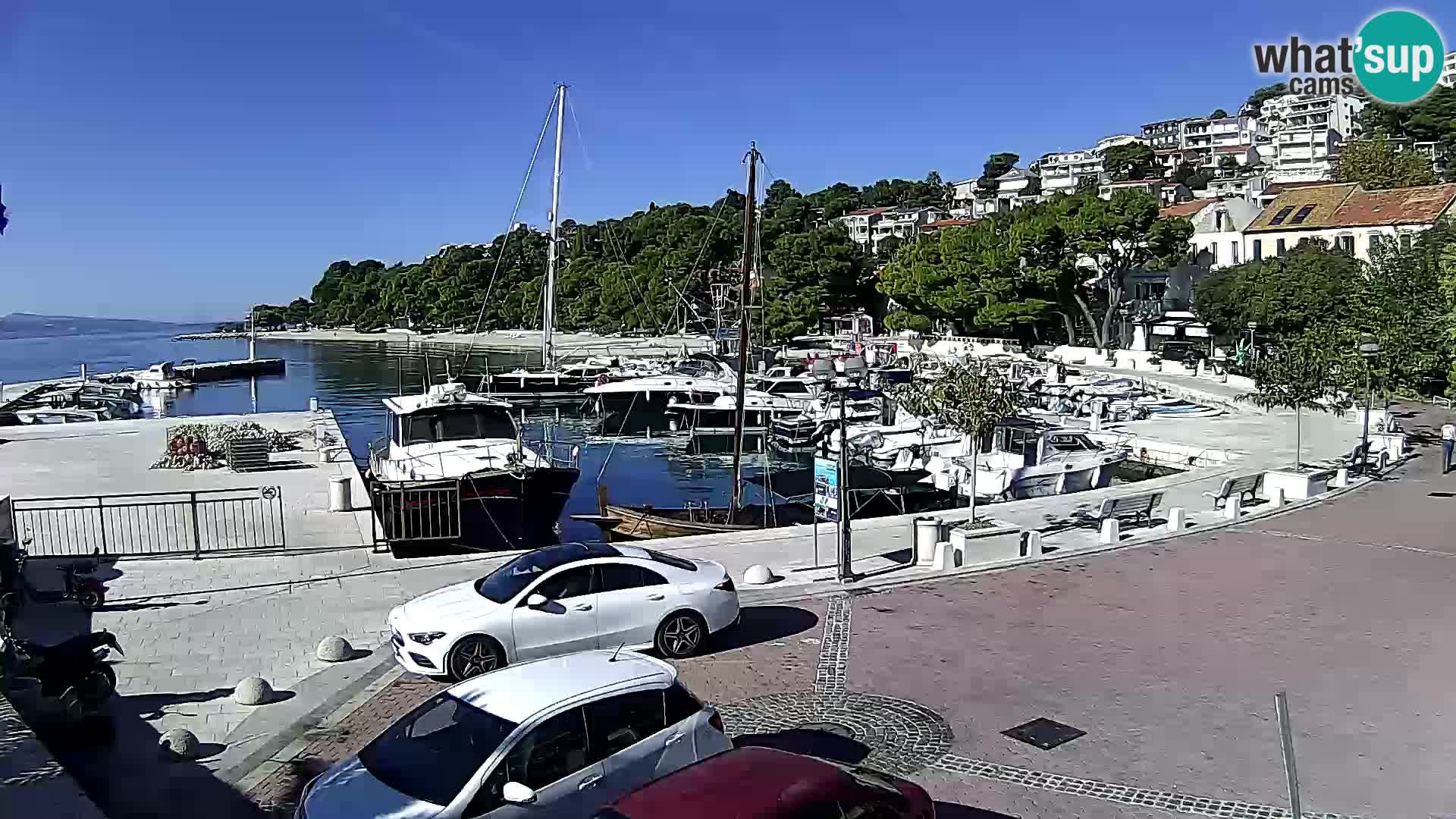 Brela Live webcam – marina – Dalmatia – Croatia