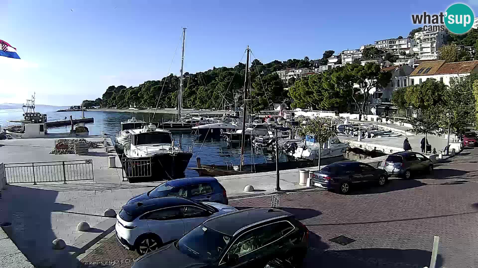 Brela Live webcam – marina – Dalmatia – Croatia