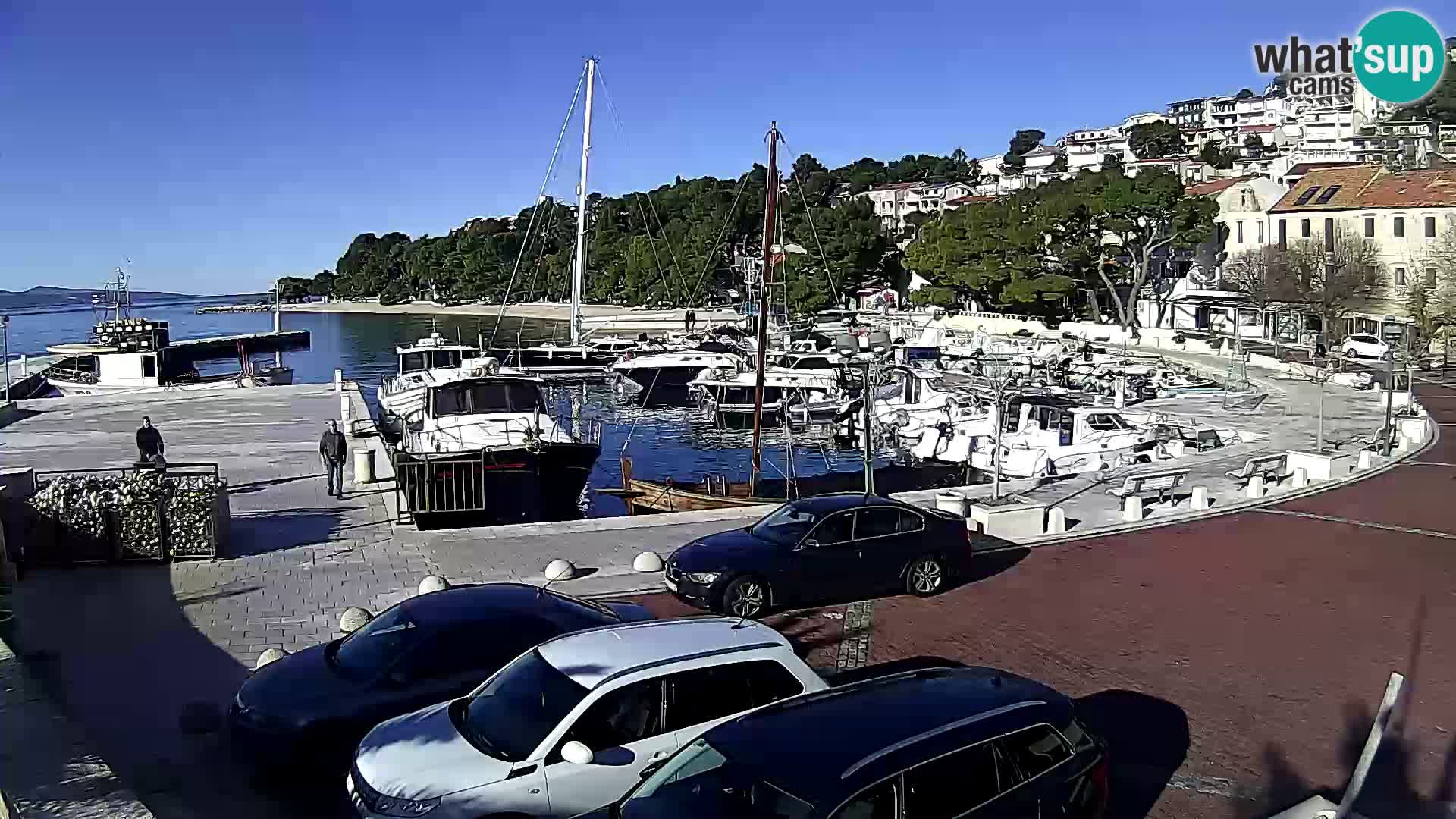 Brela Live webcam – marina – Dalmatia – Croatia