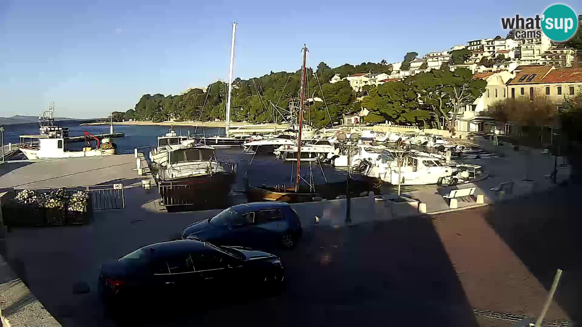 Brela Live webcam – marina – Dalmatia – Croatia