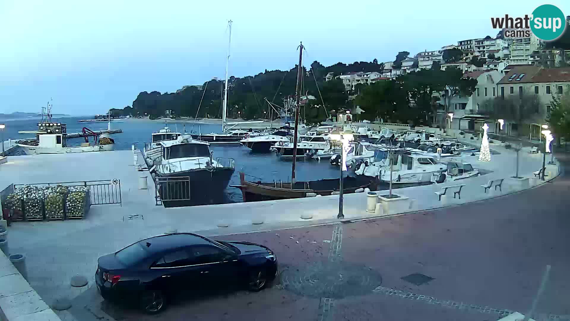 Brela Live webcam – marina – Dalmatia – Croatia