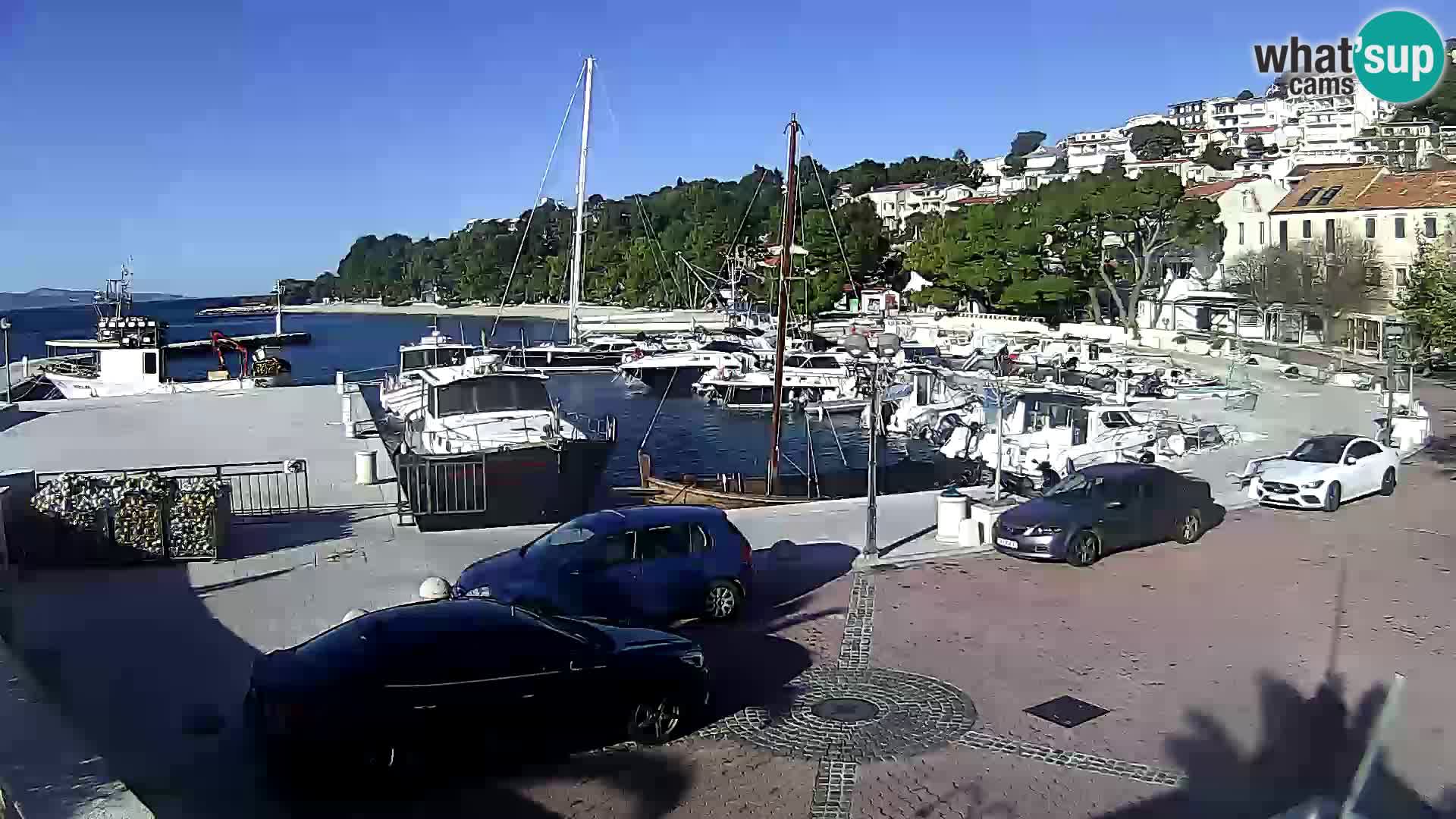 Brela Live webcam – marina – Dalmatia – Croatia