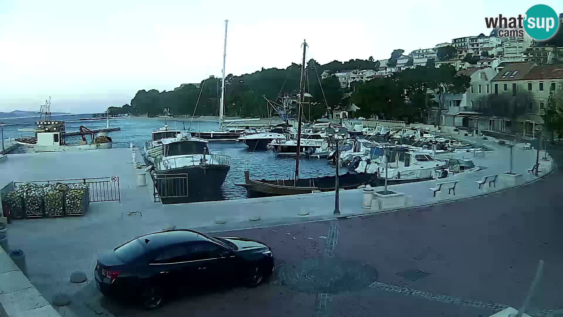 Brela Live webcam – marina – Dalmatia – Croatia