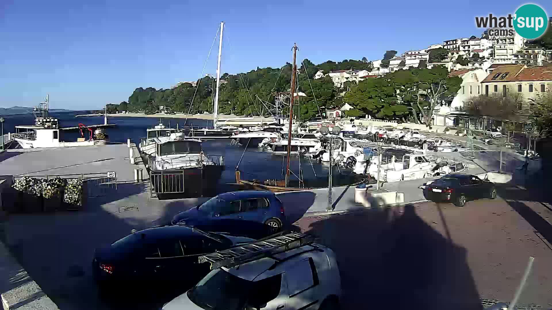 Brela Live webcam – marina – Dalmatia – Croatia