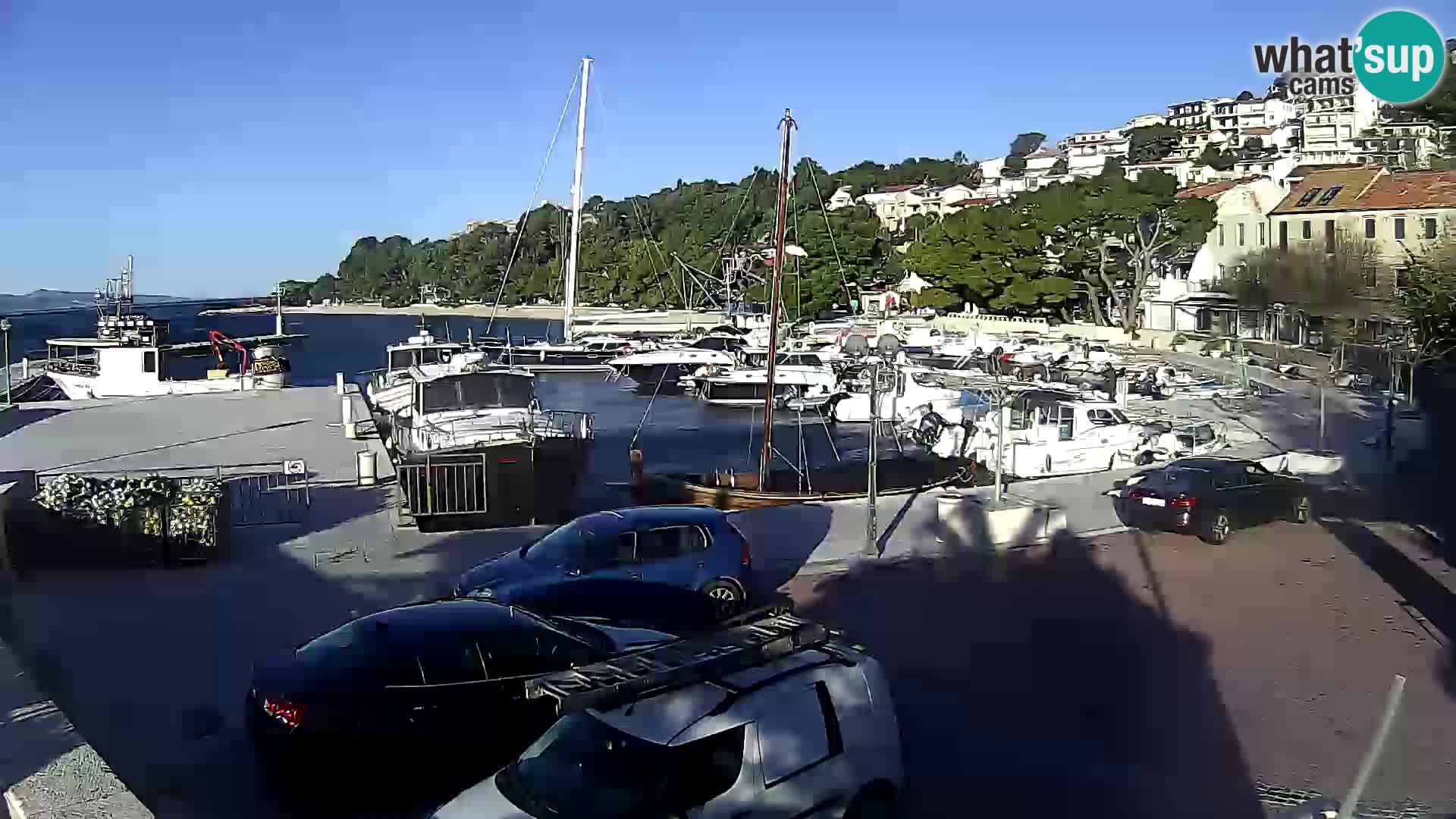 Brela Live webcam – marina – Dalmatia – Croatia