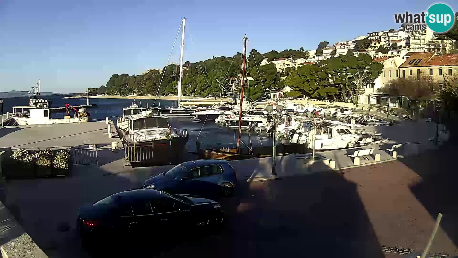 Brela Live webcam – marina – Dalmatia – Croatia