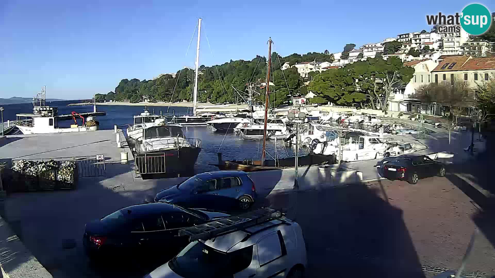 Brela Live webcam – marina – Dalmatia – Croatia