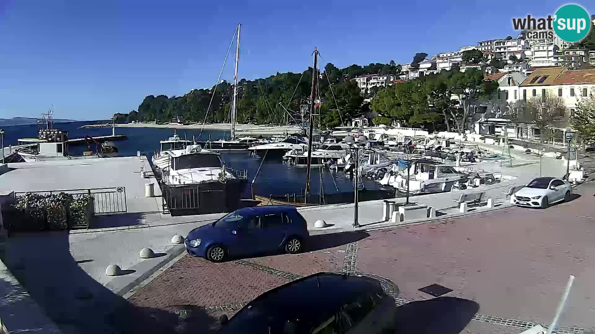 Brela Live webcam – marina – Dalmatia – Croatia