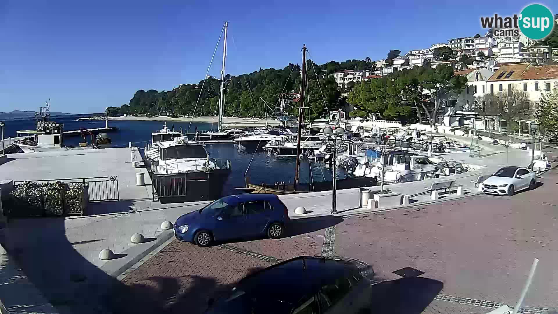 Brela Live webcam – marina – Dalmatia – Croatia