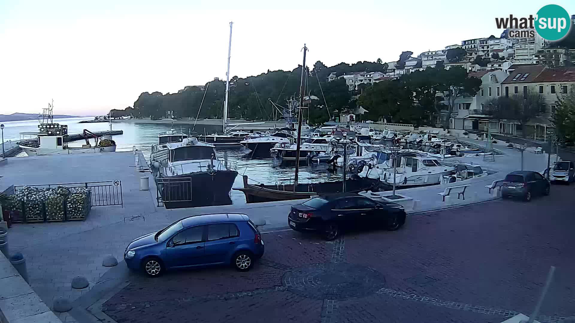 Brela Live webcam – marina – Dalmatia – Croatia