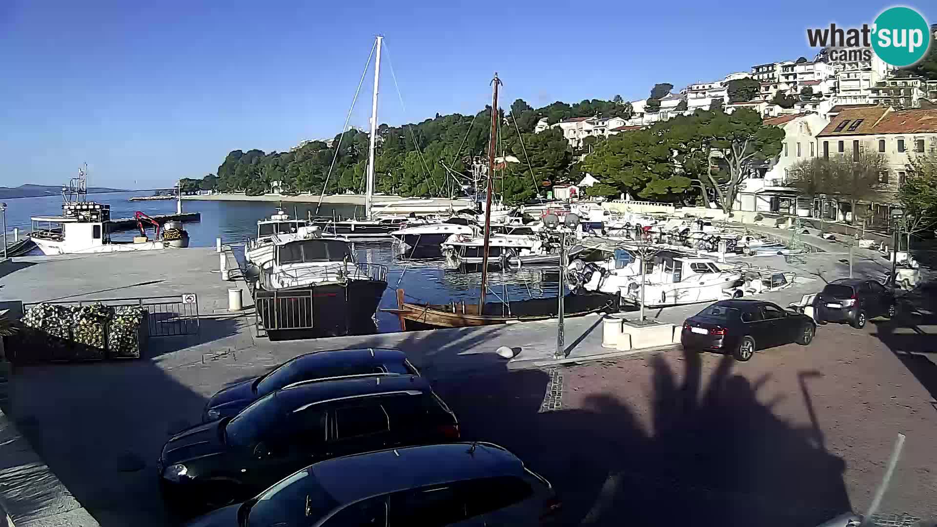 Brela Live webcam – marina – Dalmatia – Croatia