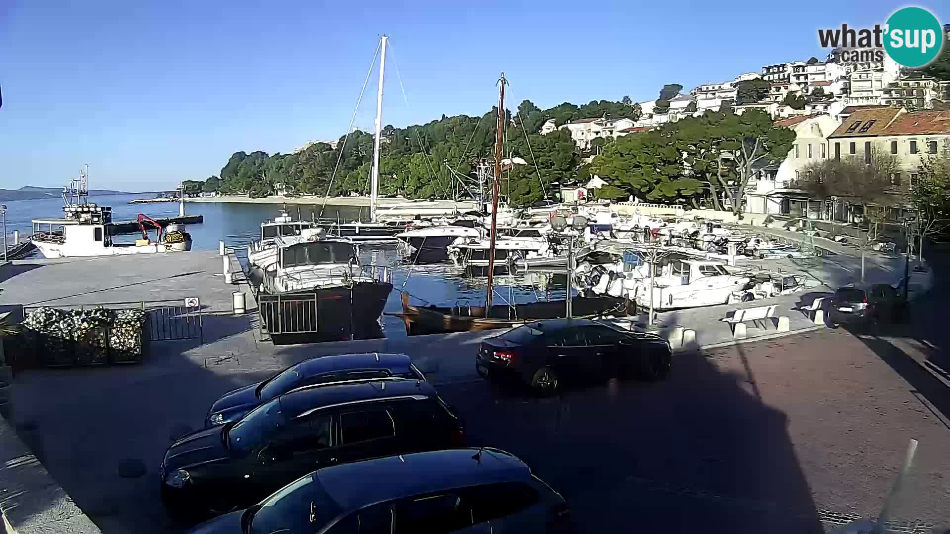 Brela Live webcam – marina – Dalmatia – Croatia