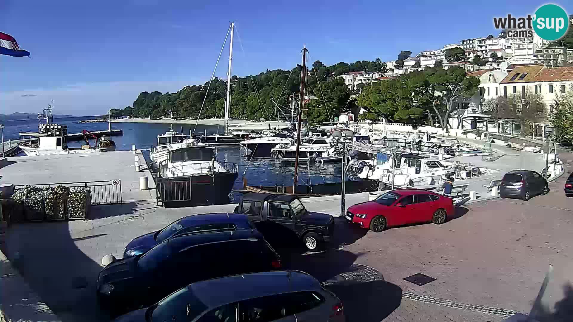 Brela Live webcam – marina – Dalmatia – Croatia