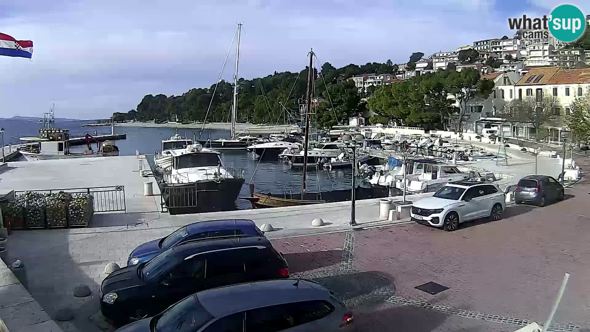 Brela Live webcam – marina – Dalmatia – Croatia