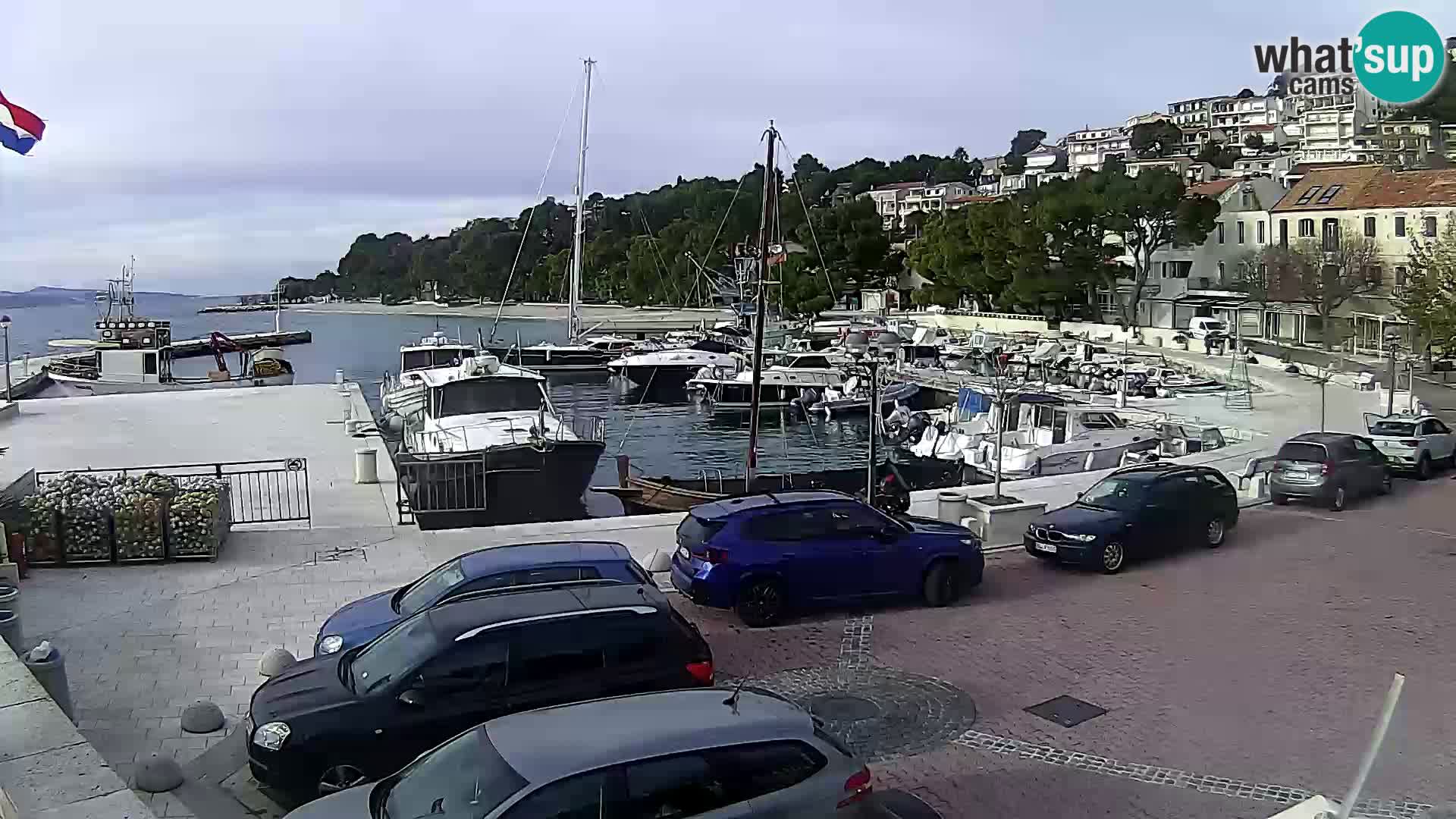 Brela Live webcam – marina – Dalmatia – Croatia