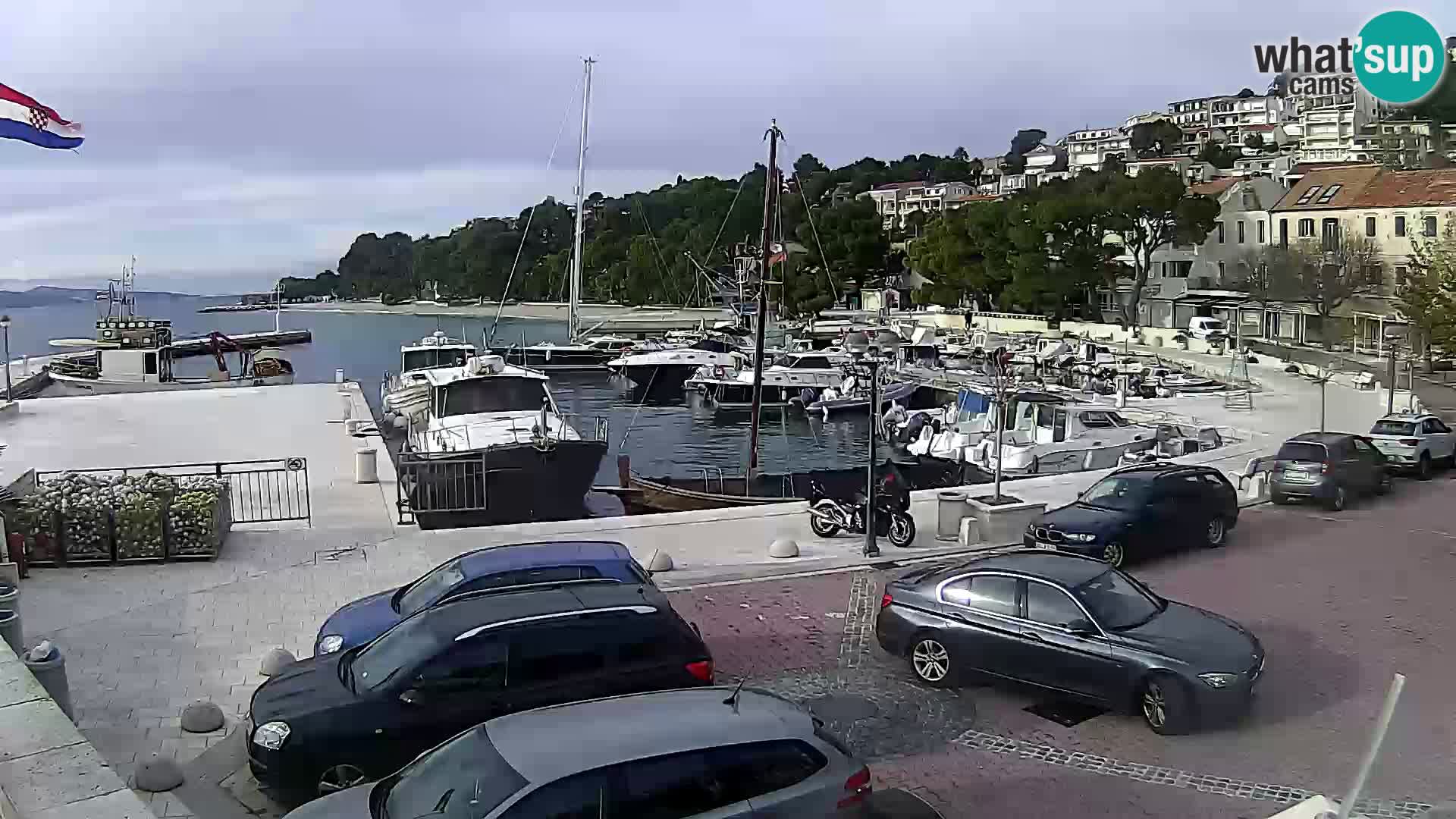 Brela Live webcam – marina – Dalmatia – Croatia