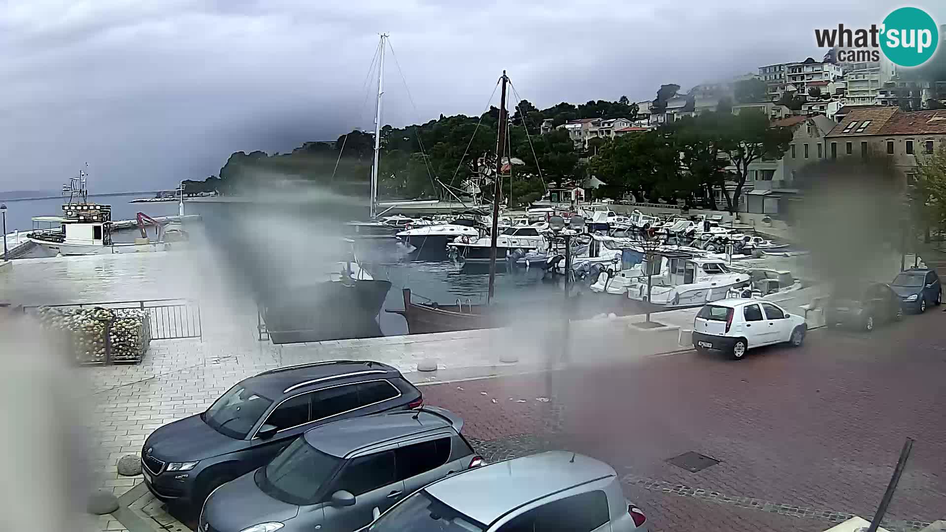 Brela Live webcam – marina – Dalmatia – Croatia