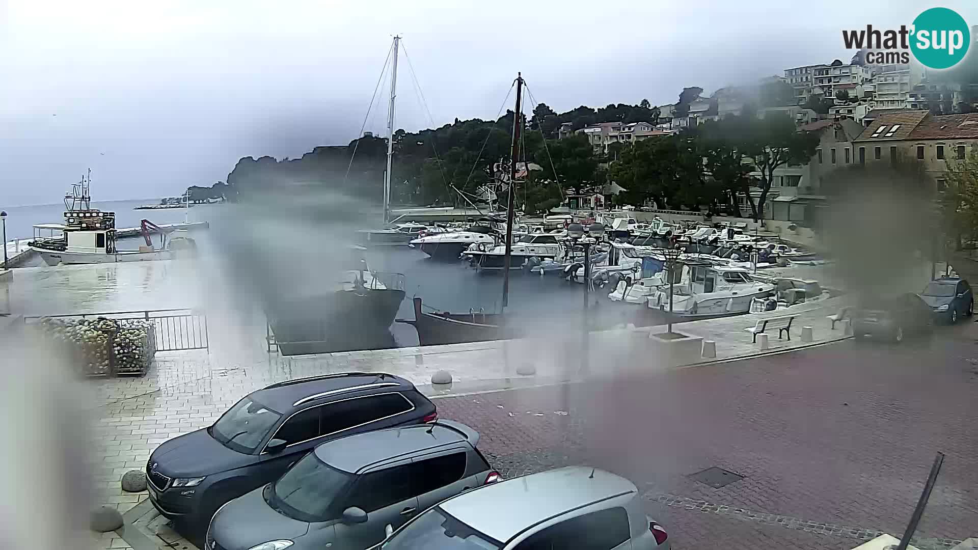 Brela Live webcam – marina – Dalmatia – Croatia