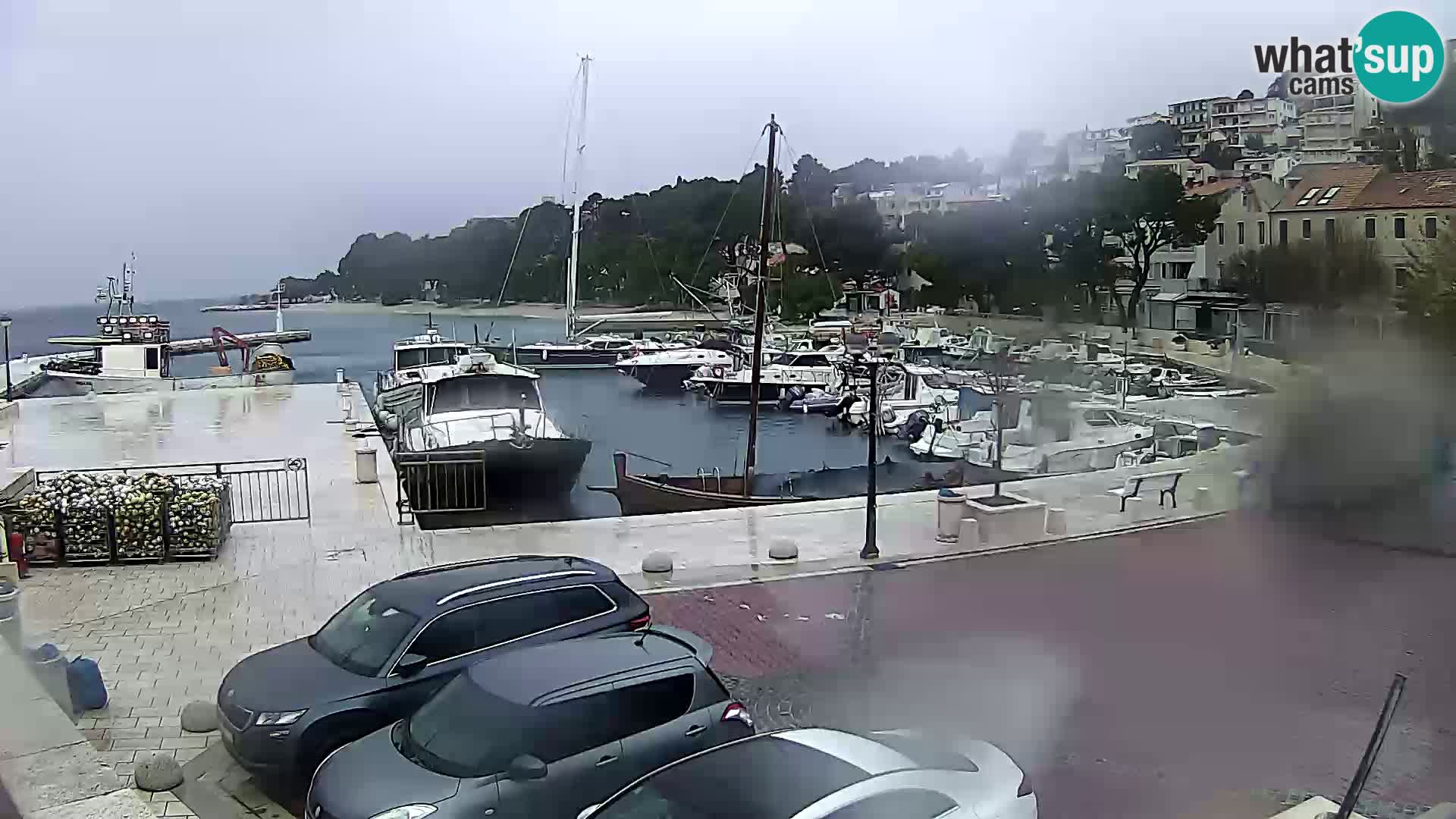 Brela Live webcam – marina – Dalmatia – Croatia