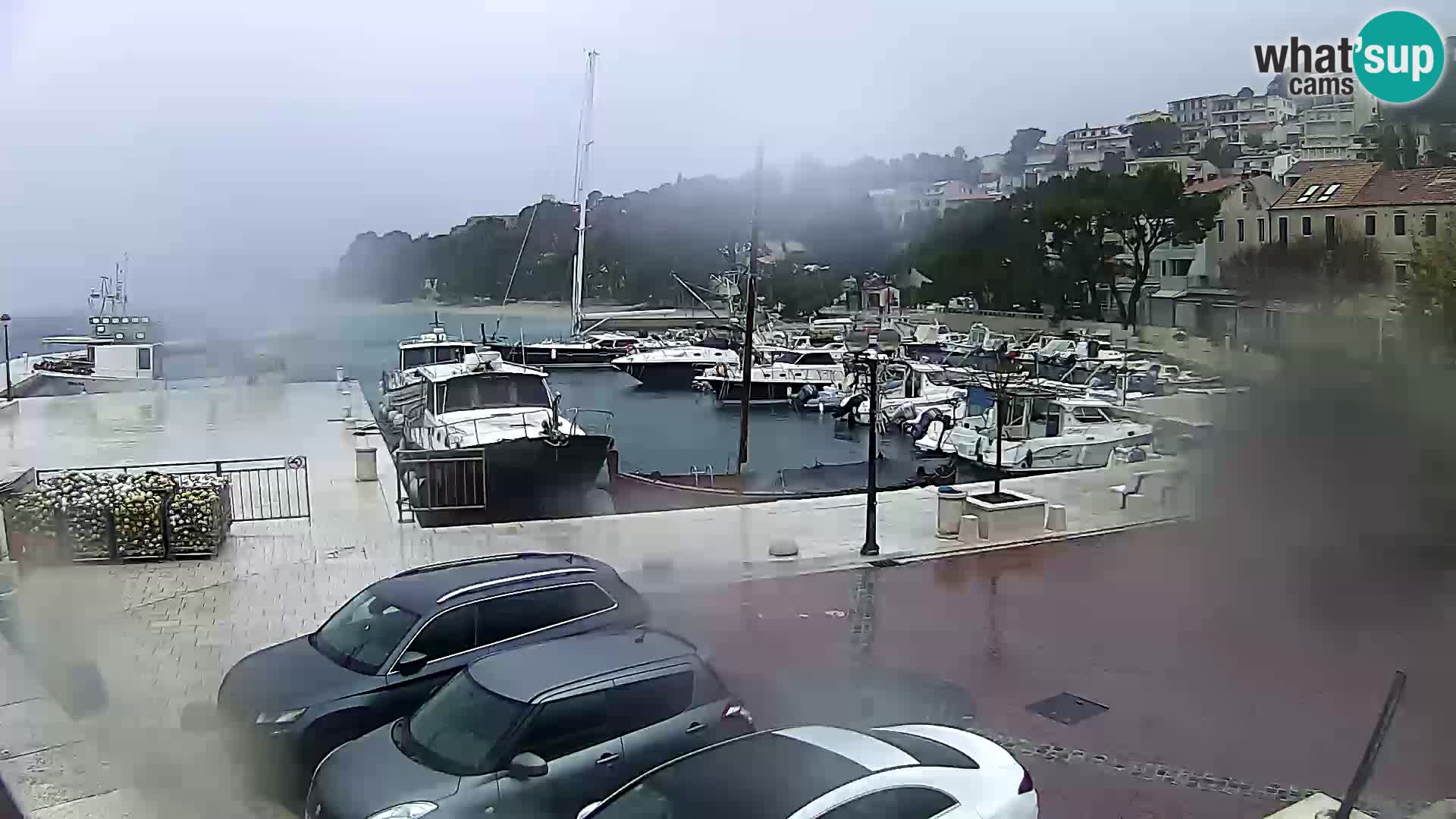 Brela Live webcam – marina – Dalmatia – Croatia