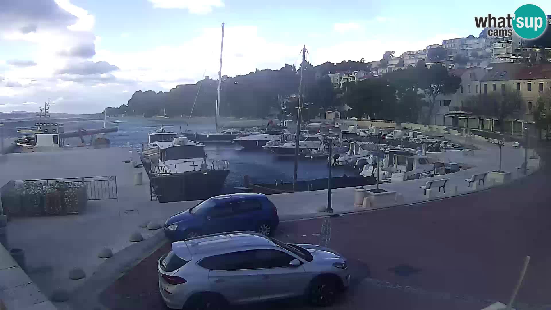 Brela Live webcam – marina – Dalmatia – Croatia