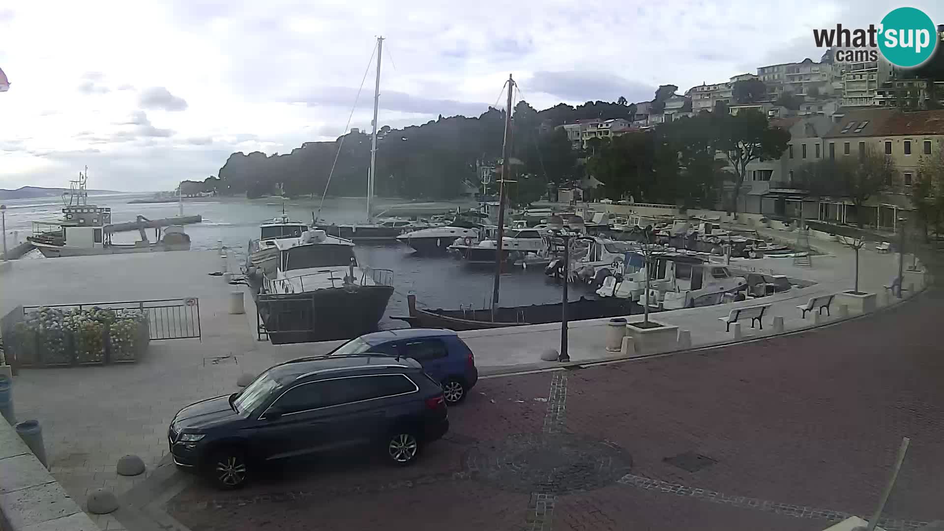 Brela Live webcam – marina – Dalmatia – Croatia