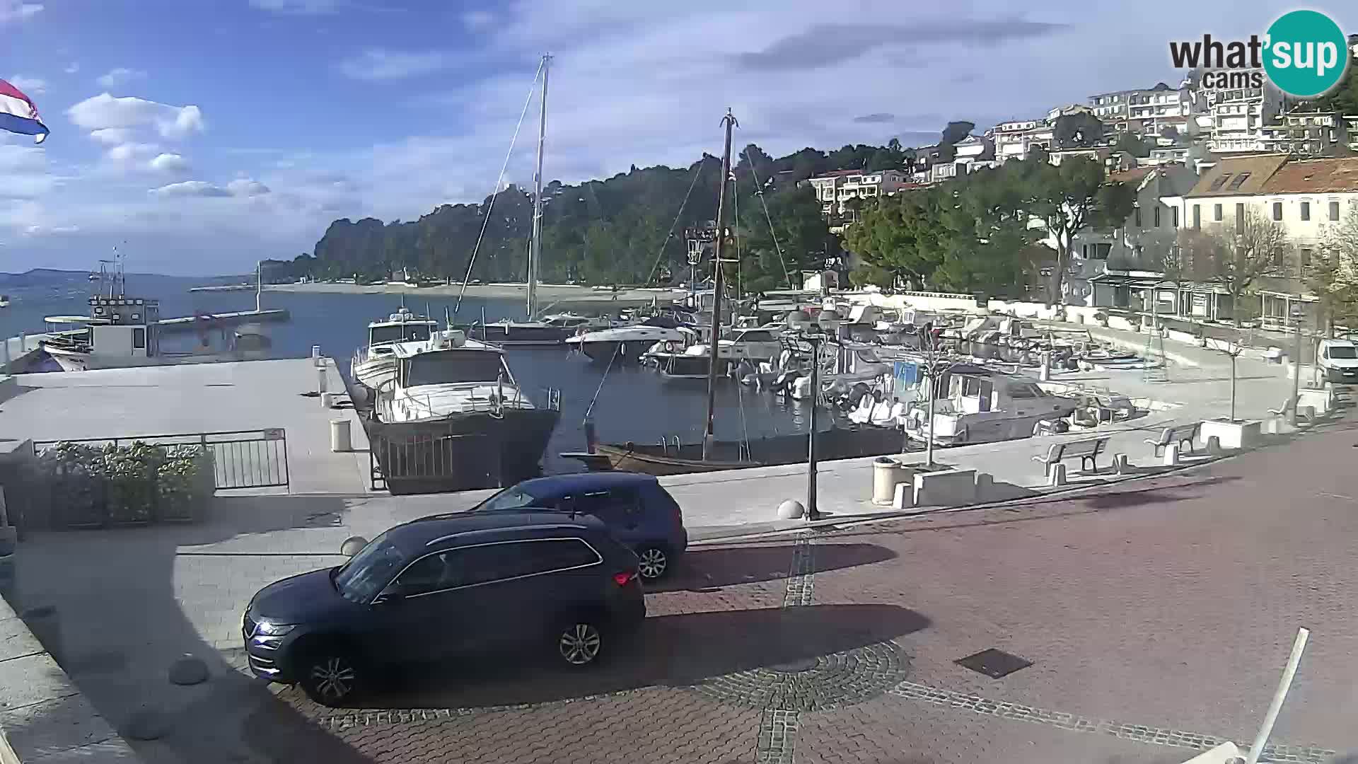 Brela Live webcam – marina – Dalmatia – Croatia