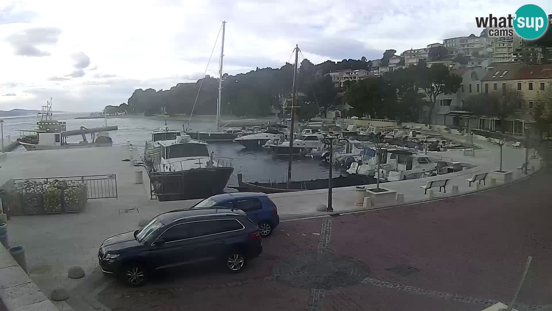 Brela Live webcam – marina – Dalmatia – Croatia