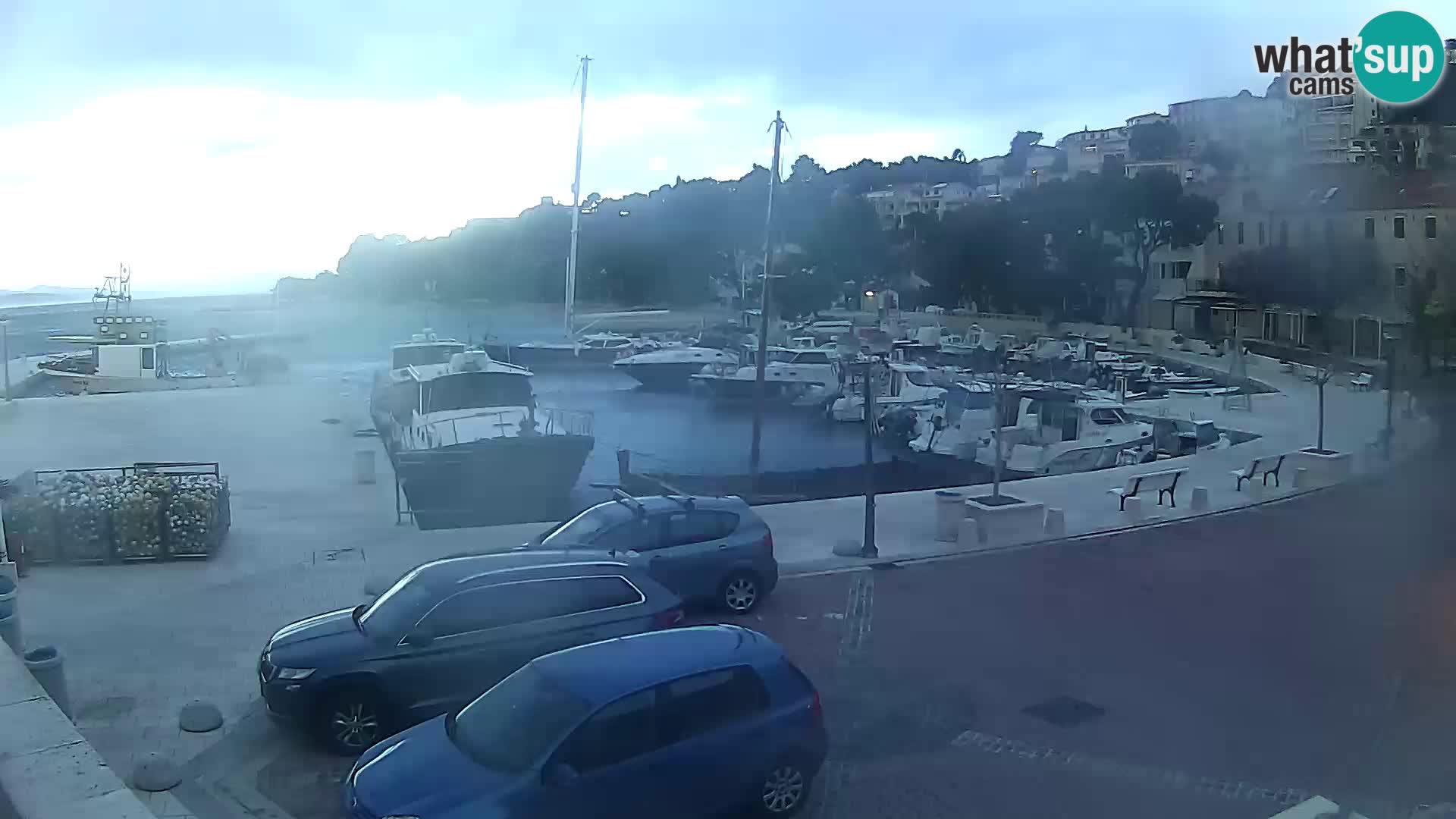 Brela Live webcam – marina – Dalmatia – Croatia