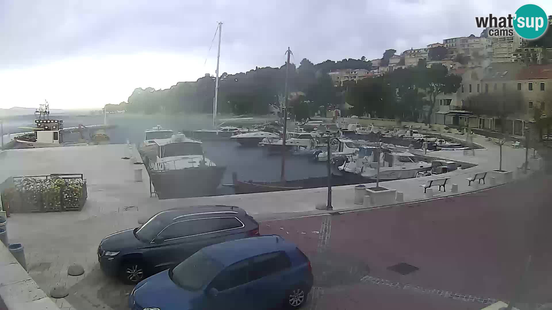 Brela Live webcam – marina – Dalmatia – Croatia