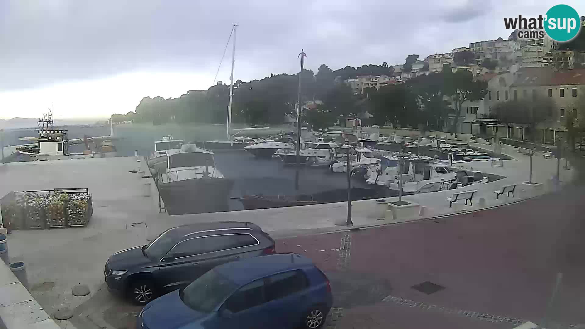 Brela Live webcam – marina – Dalmatia – Croatia