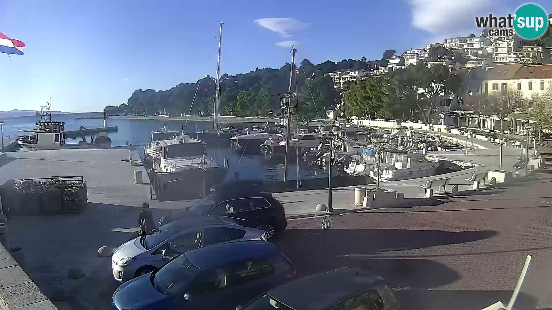 Brela Live webcam – marina – Dalmatia – Croatia