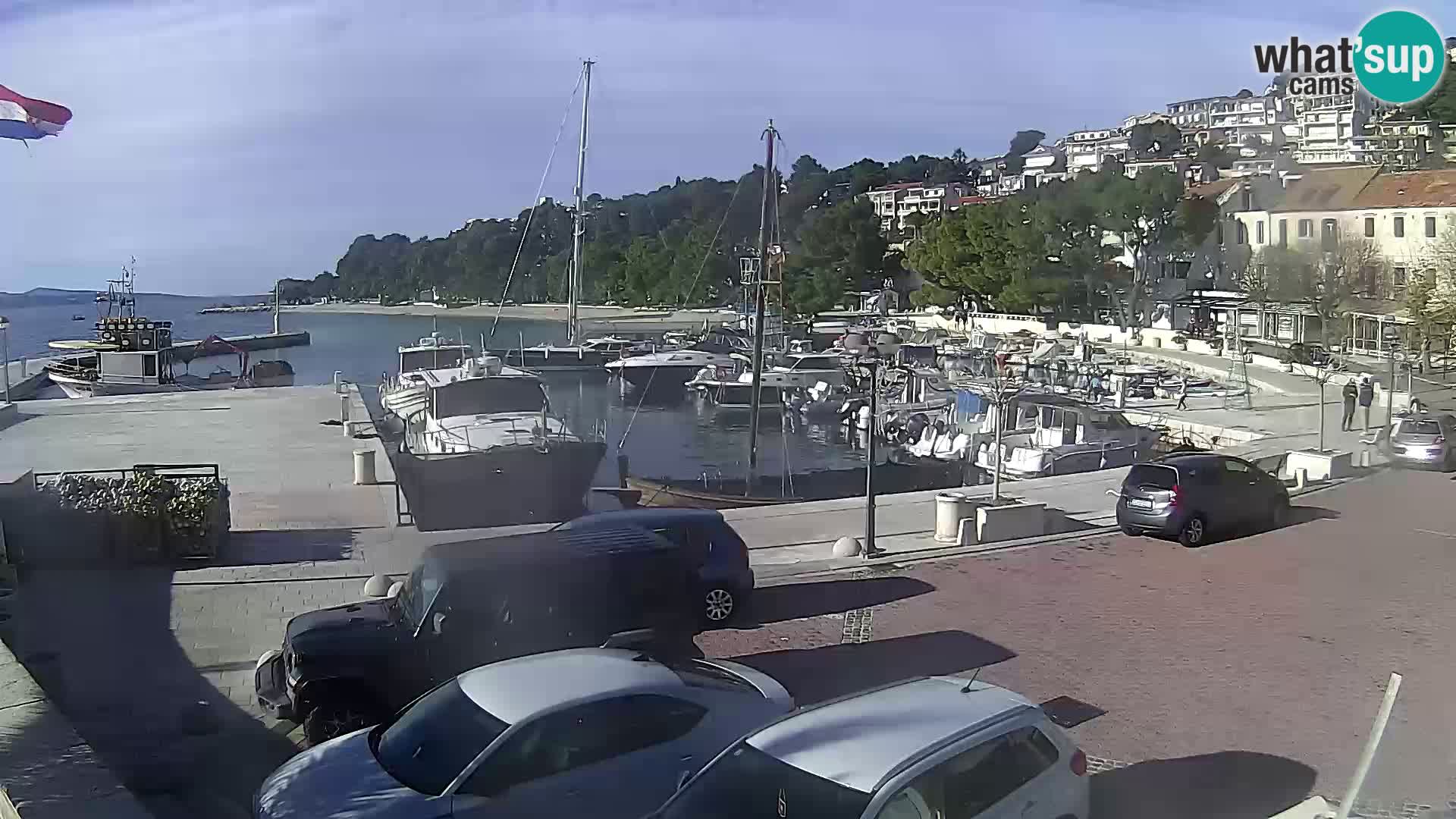 Brela Live webcam – marina – Dalmatia – Croatia