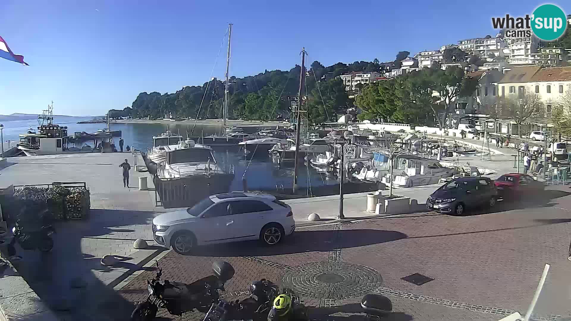 Brela Live webcam – marina – Dalmatia – Croatia