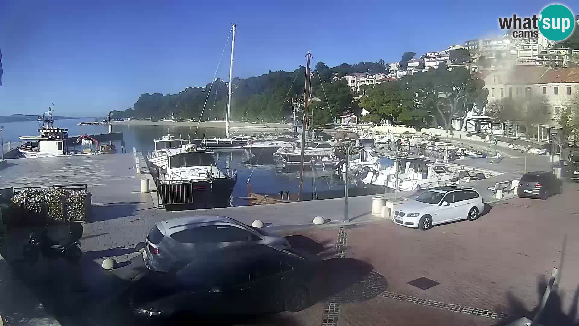 Brela Live webcam – marina – Dalmatia – Croatia