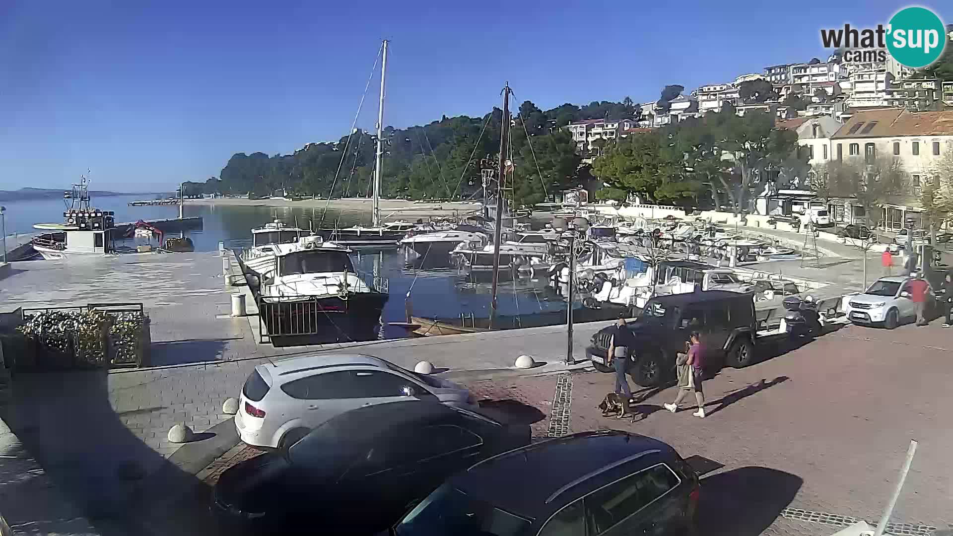 Brela Live webcam – marina – Dalmatia – Croatia