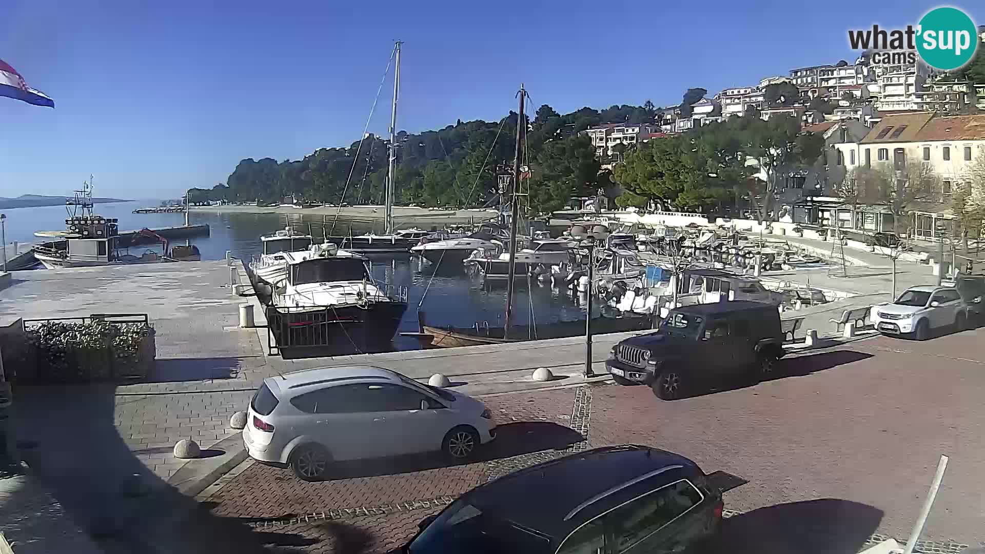 Brela Live webcam – marina – Dalmatia – Croatia