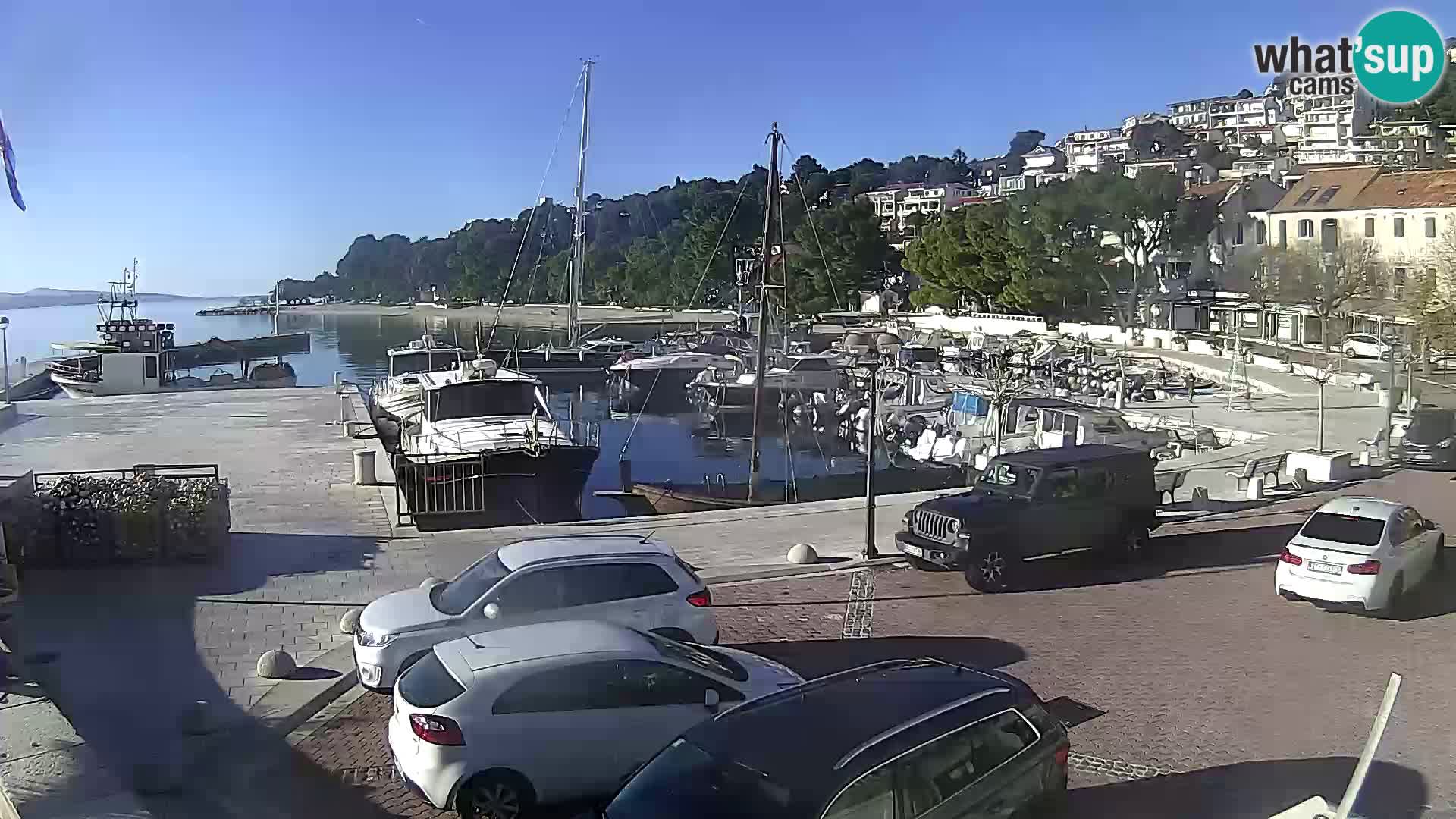 Brela Live webcam – marina – Dalmatia – Croatia