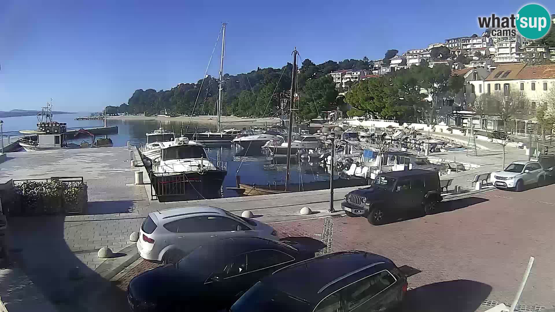 Brela Live webcam – marina – Dalmatia – Croatia