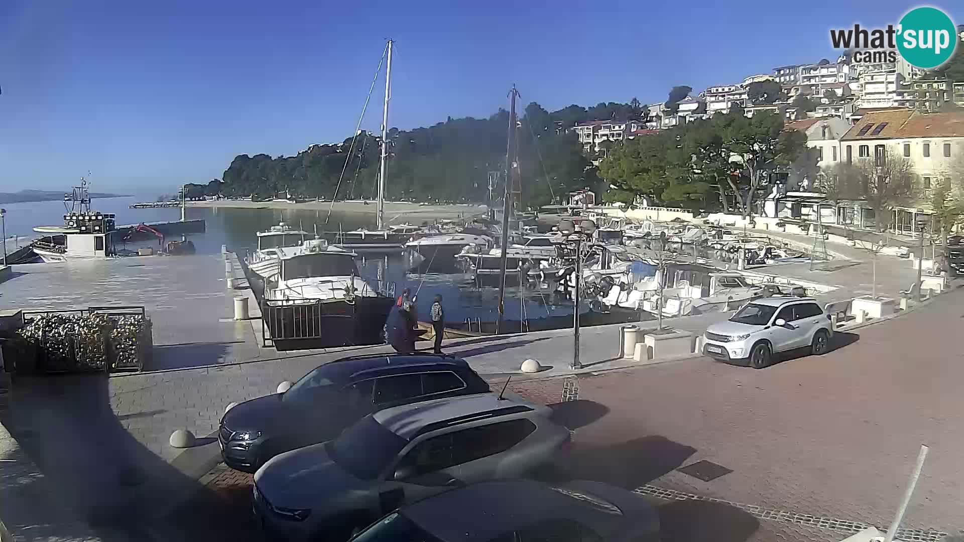 Brela Live webcam – marina – Dalmatia – Croatia